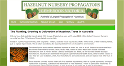 Desktop Screenshot of hazelnuts.com.au